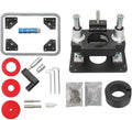 Woodworking Heavy Duty Router Lift with Aluminium Router Table Insert Plate Woodworking Tools (107mm+65mm Ring)