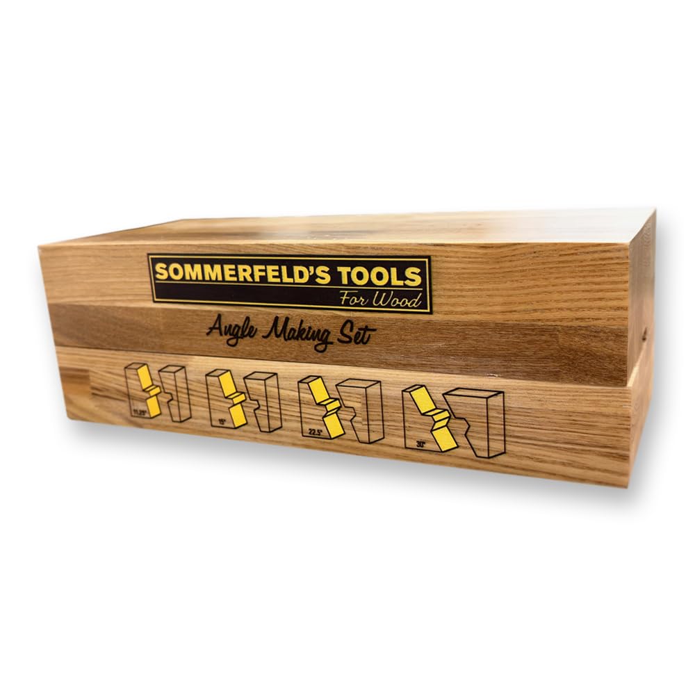 Sommerfelds 8 Piece Angle Making Router Bit Set, 1/2-Inch Shank
