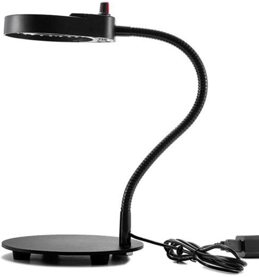 3X 10X Led Magnifying Lamp Desktop Led Magnifier with Daylight Bright Led Lights and Flexible Gooseneck for Reading, Working, Hobby, Soldering and Crafts