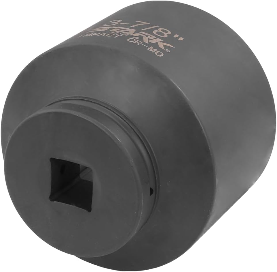 Stark USA 1' Drive Jumbo Shallow Impact Socket Set Spindle Axle SAE Sockets 6-Piece (3-1/4' - 4') Cr-Mo Steel Removing And Installing Axle Nuts