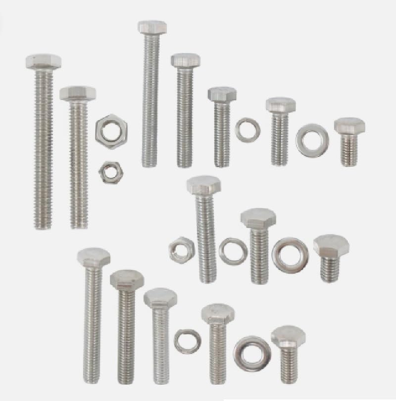1640 PCS STANDARD SIZE NUT AND BOLT SCREW ASSORTMENT HARDWARE KIT
