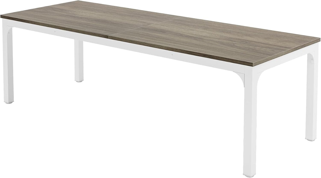 Tribesigns 6.5FT Conference Table, 78.7-Inch Rectangle Meeting Seminar Table, Large Business Tables for 6-8 People (Only Table)