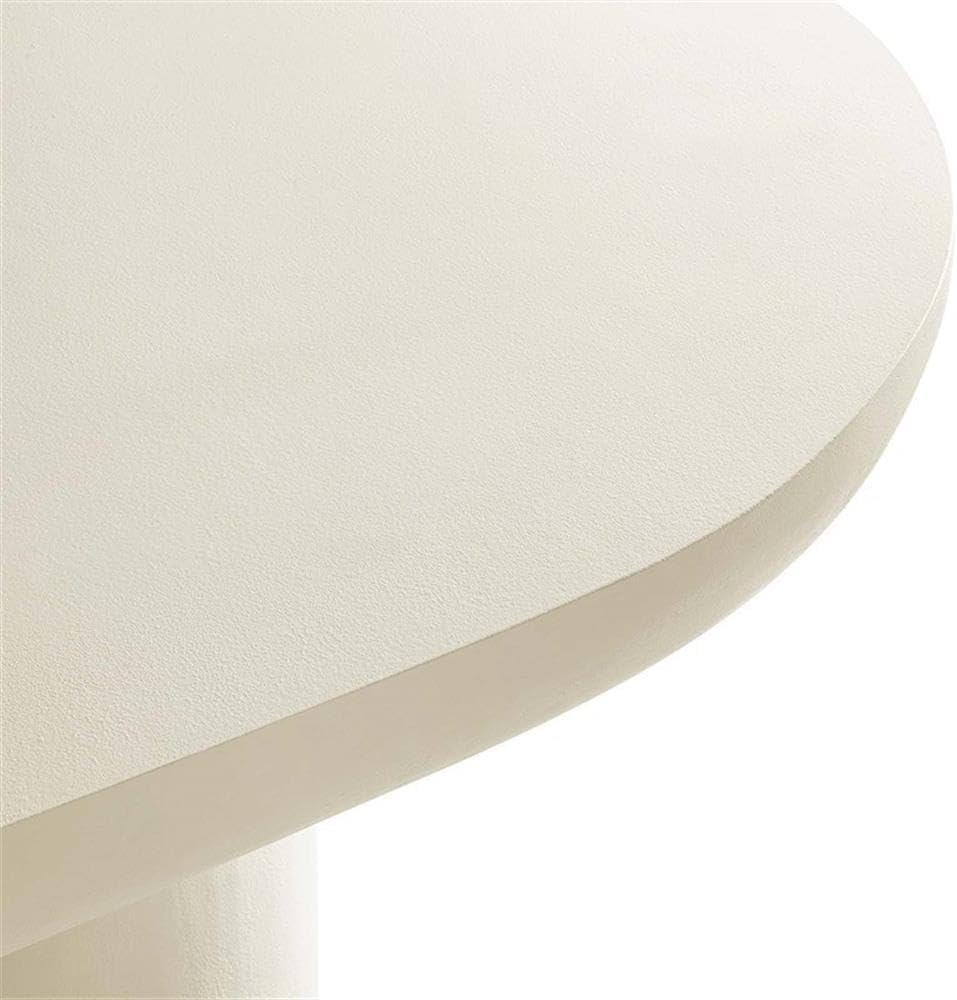 Modway EEI-6764-WHI Caspian 72' Oval Concrete Dining Table, White