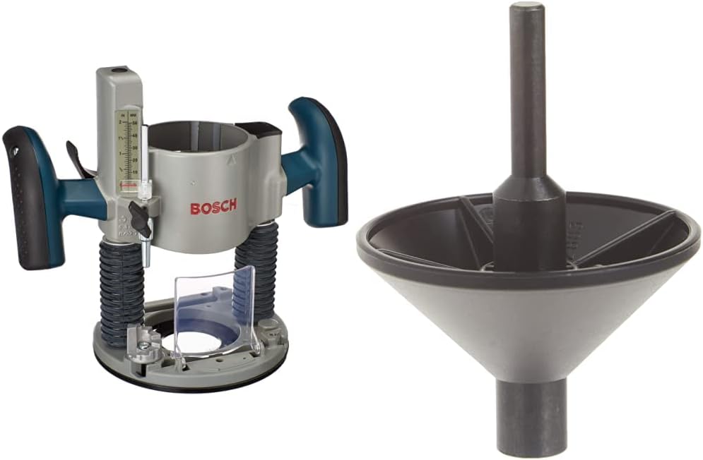 BOSCH RA1166 Plunge Router Base&BOSCH RA1151 Router Subbase Centering Pin and Cone
