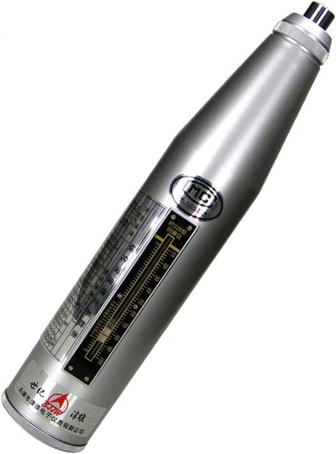 TOPCHANCES Portable High Polymer Material Shell Resiliometer Concrete Rebound Hammer Tester Resiliometer Schmidt Hammer Test Meter Tool Scope 10~60Mpa HT-225B