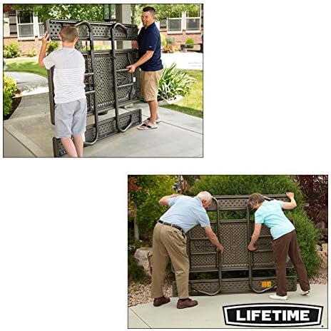 Lifetime 60112 6 ft (1.83 m) Picnic Table (Brown)