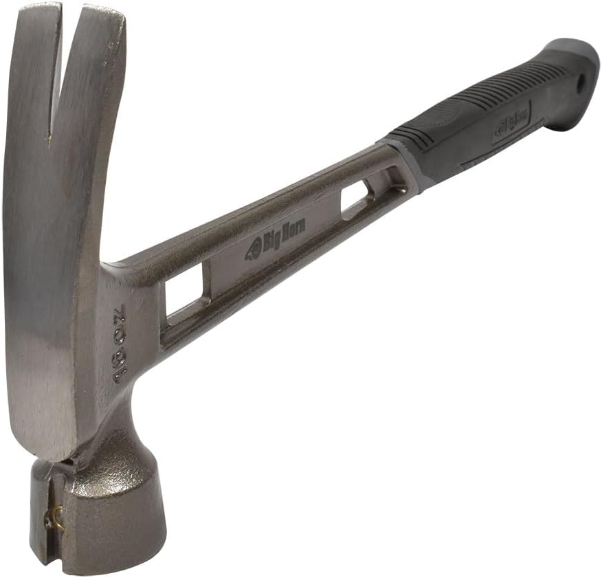 Big Horn 15152 16 Oz Tiger Titanium Framing Hammer With Straight Handle