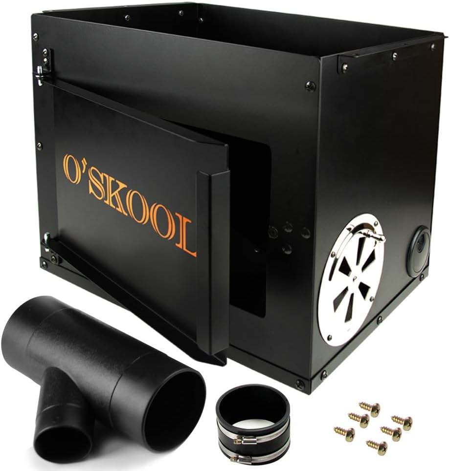 O'SKOOL Dust Collection Box with Router Table Dust Collection Kit, DCC010