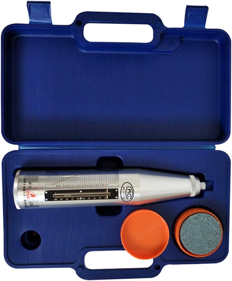 TOPCHANCES Portable High Polymer Material Shell Resiliometer Concrete Rebound Hammer Tester Resiliometer Schmidt Hammer Test Meter Tool Scope 10~60Mpa HT-225B