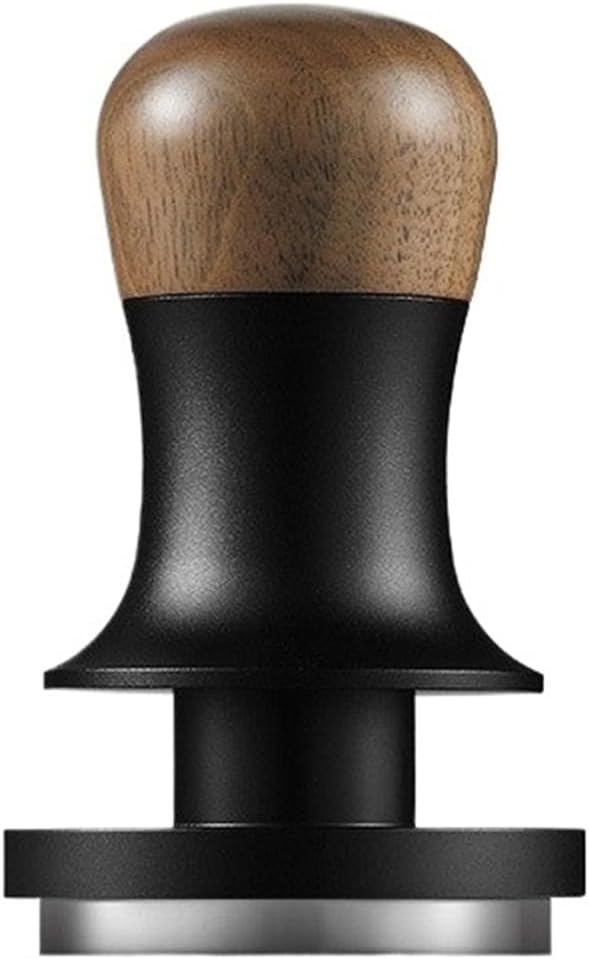 Compatible for 51mm 53mm 58mm Coffee Powder Press Set, Includes Cloth Press and Powder Hammer(A)