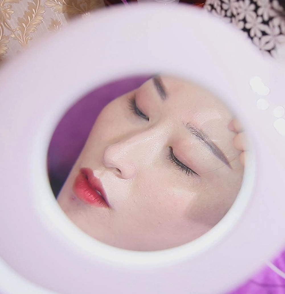 Magnifying Glass,Magnifier Magnifying Magnifier Lamp 360° Rotatable Floor Standing Magnifying Lamp with 20X Light Salon Spa Beauty Tattoo,Pink