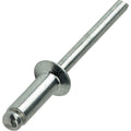 Aluminum Pop Rivets 3/16' x 1/4' Flat Countersunk Head Blind 6-4 Pack of 2500 Fastener Set LS23944F