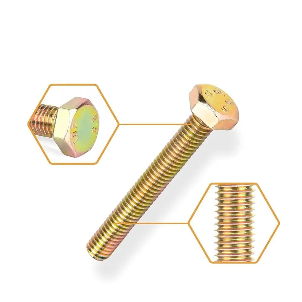 Nut & Bolt Sets 1045PCS Grade 8. Zinc Plated Heavy Duty Metric Bolt and Nut Assembly