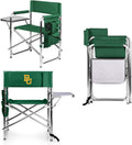 PICNIC TIME NCAA Baylor Bears Sports Chair with Side Table - Beach Chair - Camp Chair for Adults
