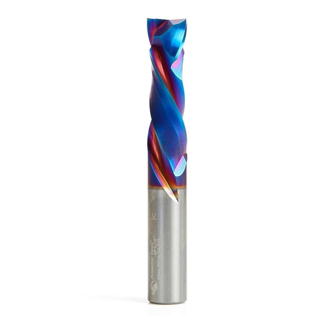 Amana Tool Spektra Extreme Tool Life Solid Carbide CNC Compression Spiral Router Bit, 46190-K, 1/2 D x 1-5/8 CH x 1/2 Shank x 3-1/2 Inch Long 2 Flute