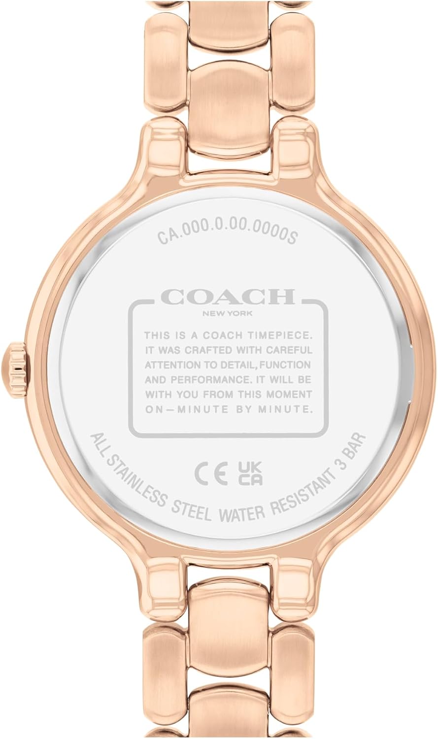 Coach Chelsea Women's 2H Quartz Watch - 36mm Stainless Steel Bracelet - Crystal-Set Bezel with Floral Design - Premium Fashion Timepiece - Gift for Her