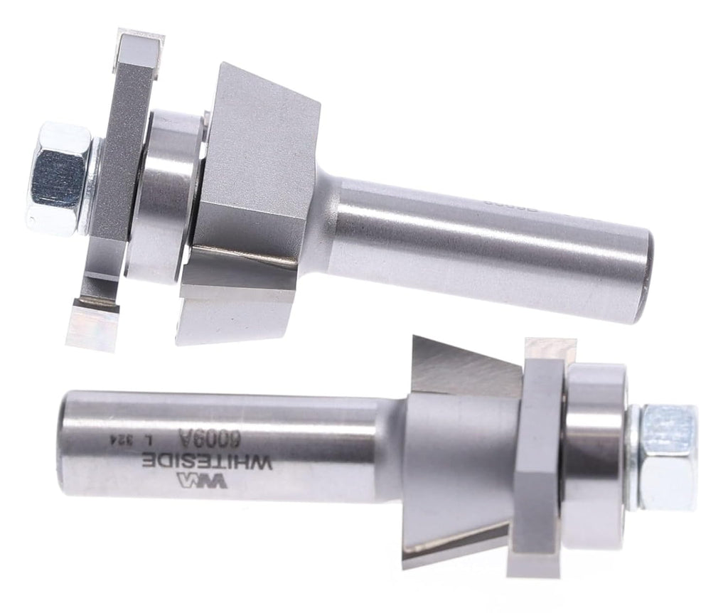 Whiteside 6009 15 Degree Shaker Stile & Rail Router Bit: 1 Inch Cutting Length, 1/2 Inch Shank, 1-5/8 Inch Large Diameter