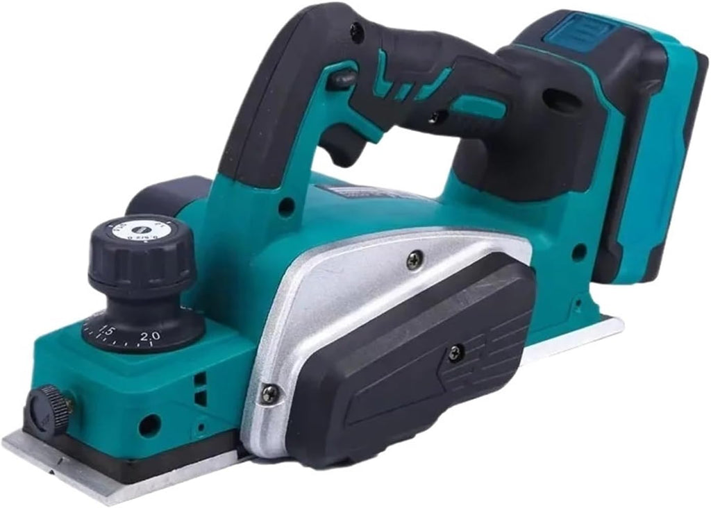 Handheld Electric Planer Cordless Wood Planing Mac Cordless Electric Hand Planer Home DIY Furniture Cutting Tool Router Trimmer Power Planer For Woodworking Fit 18V Batterying