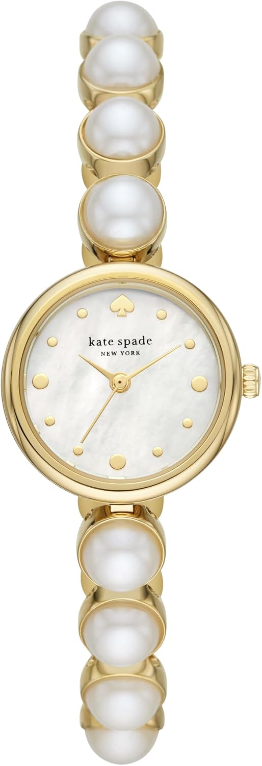 kate spade new york Monroe Jewelry-Inspired Women's Watch with Stainless Steel Bracelet