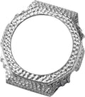 Compatible with Casio G-SHOCK Series DW5600, GMW-B5000, GA-2100 Hammered Finish Stainless Steel Case Set, Titanium Alloy Case Accessories