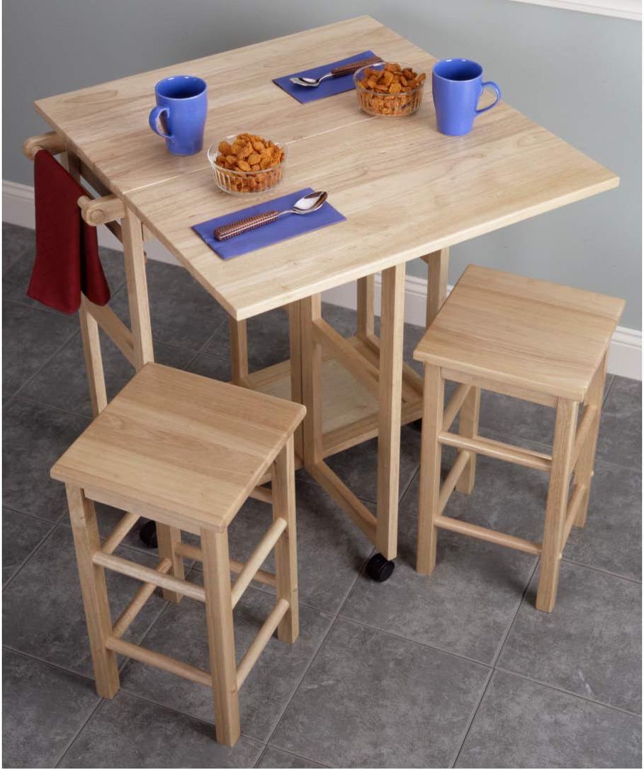 Winsome Wood Suzanne Kitchen, Square, Natural, Beech