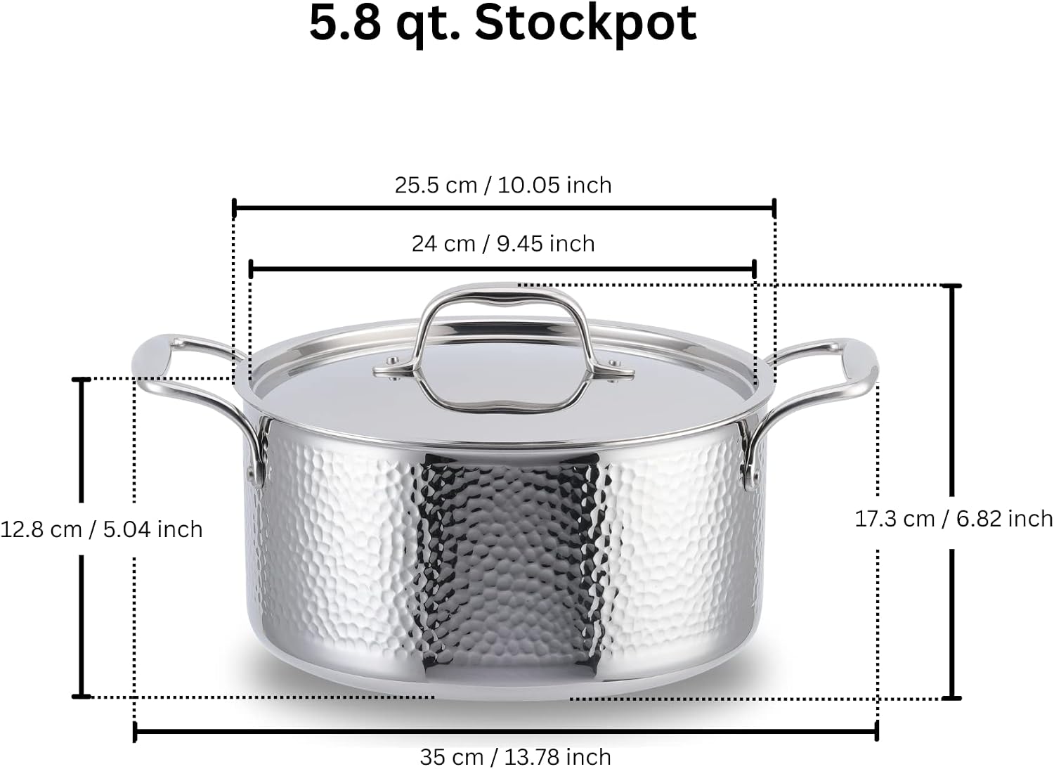 Premium Stainless Steel 9 Piece Cookware Set (Oven and Dishwasher Safe)