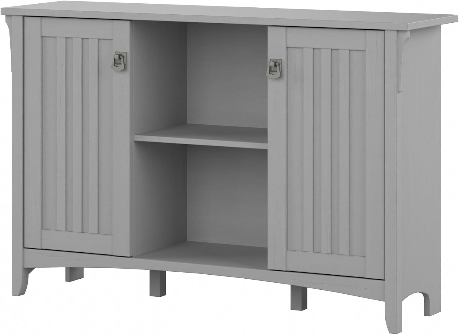 Bush Home Salinas Accent Storage Cabinet with Doors and Shelves, Farmhouse Cabinet Buffets & Sideboards