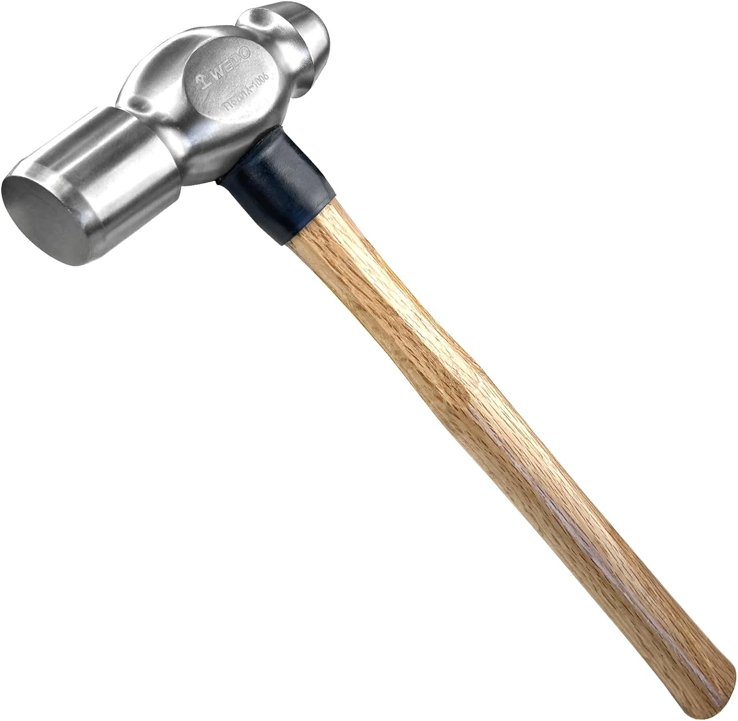 WEDO Titanium Ball Peen Hammer,12oz Ball Pein Hammer with Wooden handle,Non-magnetic,Light Weight,Corrosion Resistant,Length 325mm,Rust-proof,One-time Die-forged