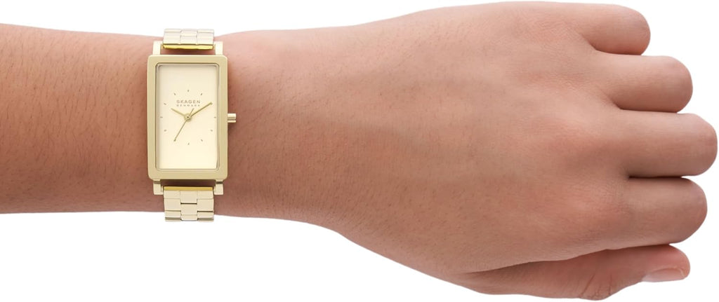 Skagen Hagen Lille Rectangular Stainless Steel Watch for Women