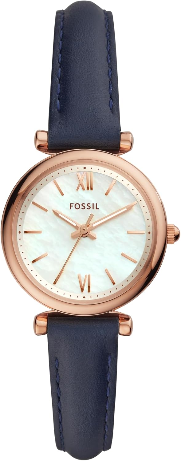 Fossil Women's Watch and Bracelet Set, Carlie Three-Hand Stainless Steel Watch for Women and Bracelet Set