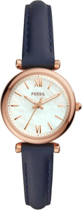 Fossil Women's Watch and Bracelet Set, Carlie Three-Hand Stainless Steel Watch for Women and Bracelet Set