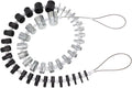 Nut and Bolt, Thread Nut And44 Male Female Thread Identifier Gauges 23 Inch and 21 Metric Sizes, Nut & Bolt Assortment Sets