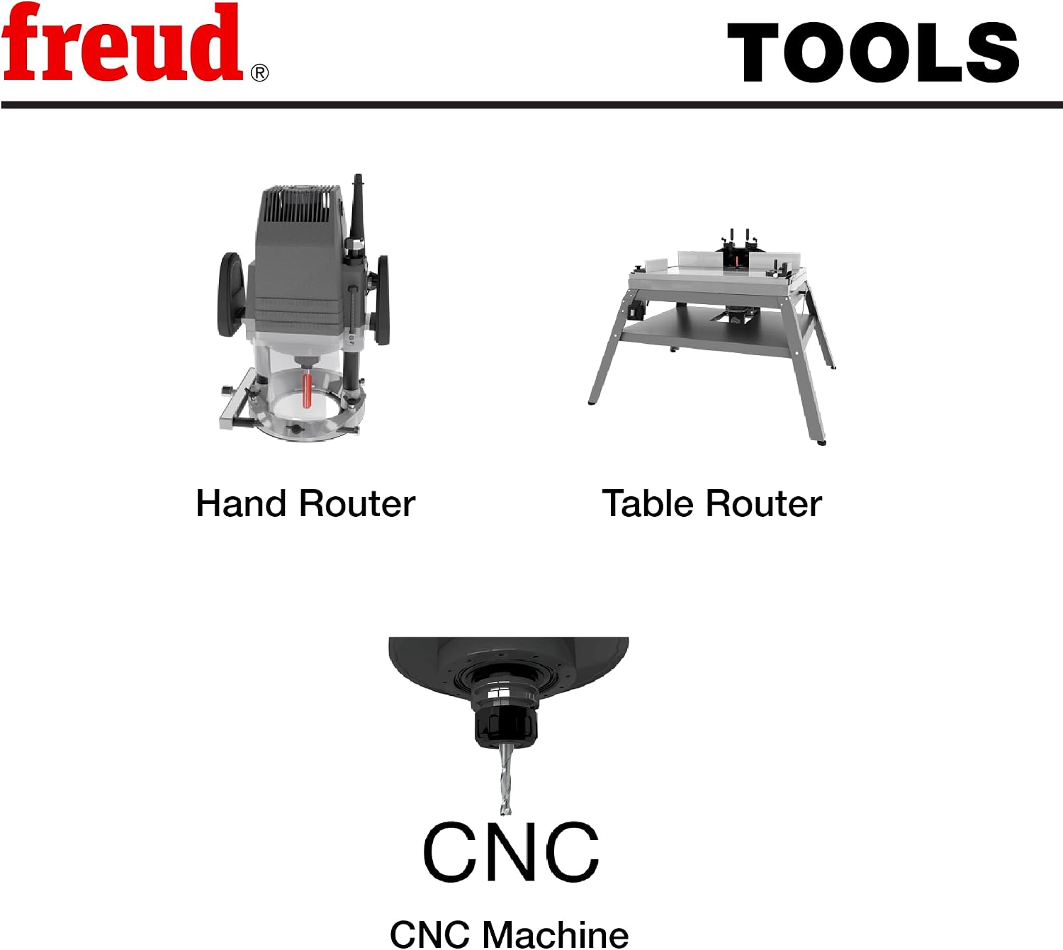 Freud 91-108: 9 Piece Basic Bit Set (1/2' Shank)