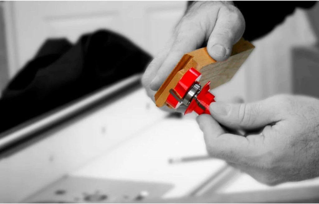 Freud Premier Adjustable Rail & Stile Bit - Round Over Bead with Tico Hi-Density Carbide for Maximum Performance - 1-11/16' Dia., 3-3/4' Length, 9/32' Radius, 1/2' Shank - 99-763