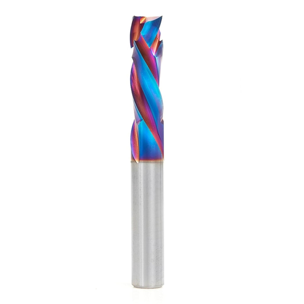 Amana Tool Spektra Extreme Tool Life Solid Carbide CNC Compression Spiral Router Bit, 46010-K, 3/8 D x 1-1/8 CH x 3/8 Shank x 3 Inch Long 3 Flute