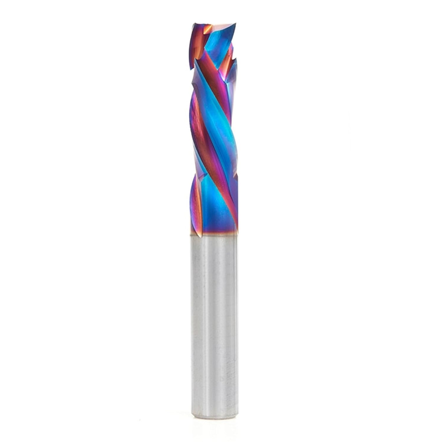 Amana Tool Spektra Extreme Tool Life Solid Carbide CNC Compression Spiral Router Bit, 46010-K, 3/8 D x 1-1/8 CH x 3/8 Shank x 3 Inch Long 3 Flute