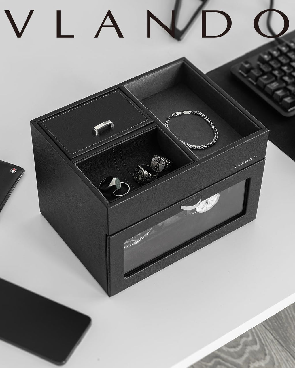 VLANDO Automatic Double for Men Gift