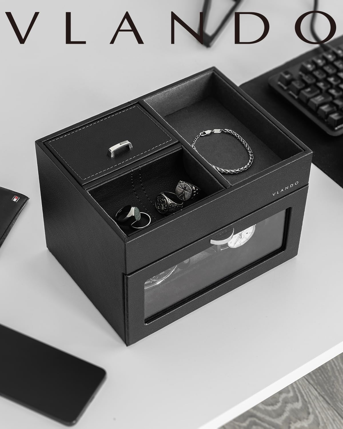 VLANDO Automatic Double for Men Gift