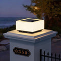 MVBT Solar Post Lights, 9.8' Pillar Light Outdoor, IP54 Waterproof Column Lights, 3000K LED E26 Bulb Modern Column Lamp Outside, Dusk to Dawn Pillar Lighting for Patio Garden Yard Gate Deck Backyard