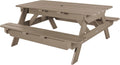 Highwood Hometown Picnic Table, 6 Foot, Woodland Brown