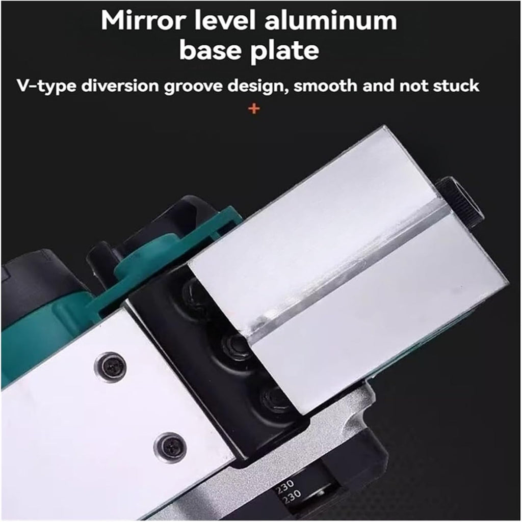 Handheld Electric Planer Cordless Wood Planing Mac 15000RPM Rechargeable Electric Planer Brushless Electric Router Trimmer Wood Cutting Tool Woodworking