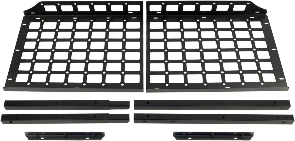 HIGH FLYING for Toyota 4Runner 2010-2024 / for Mercedes-Benz G500 G55 2004-2018 Car Modular Molle Panel Storage Trunk Shelf Organizer Carrier Aluminum (Install requires Side Panels)