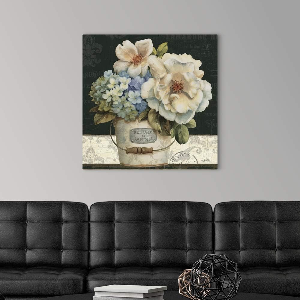 CANVAS ON DEMAND French Vases I Canvas Wall Art Print by Lisa Audit, Contemporary, Vintage, Traditional, Home Decor, Artwork, 30'x30'