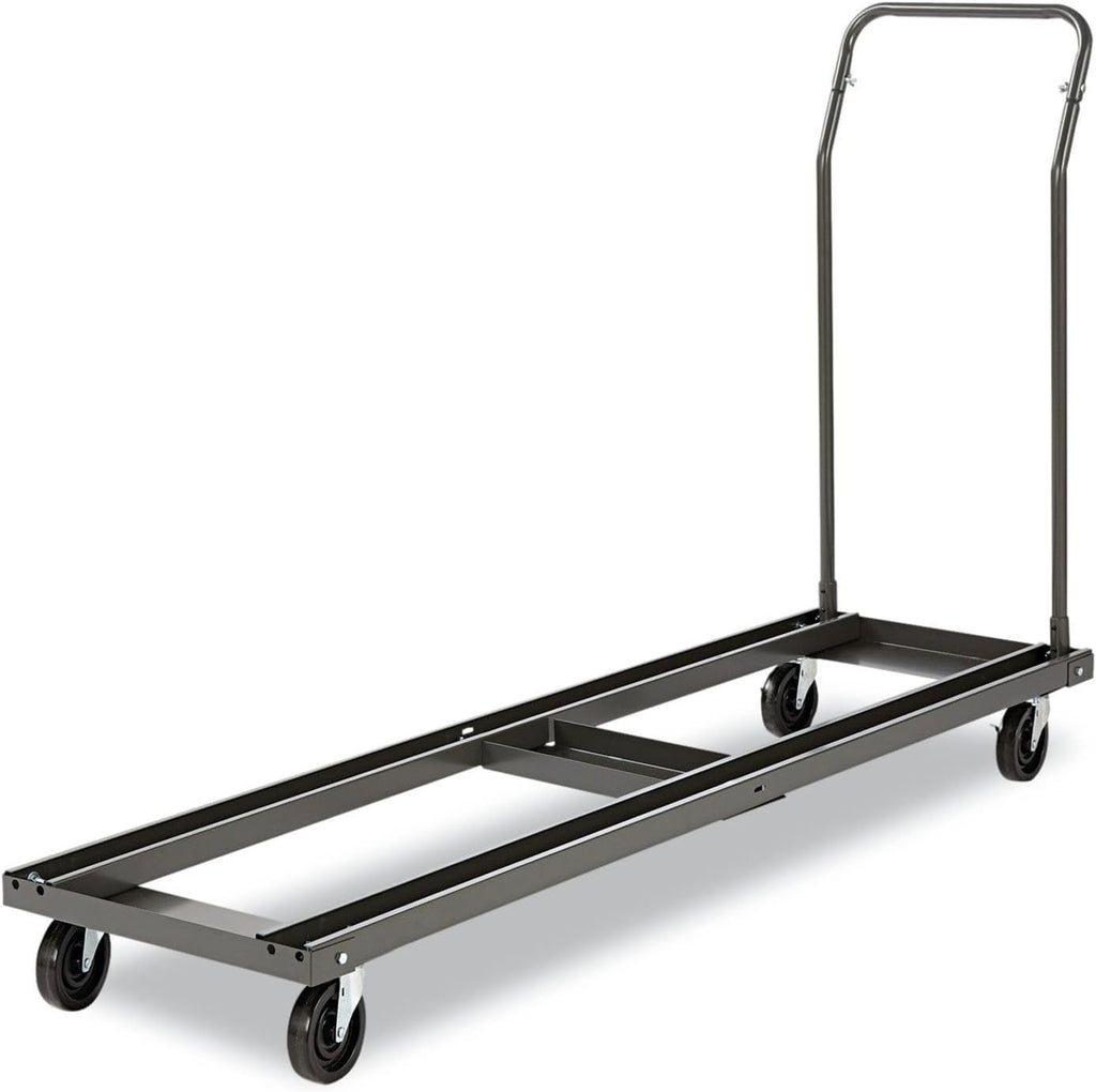 Alera Chair and Table Cart, 20-3/4w x 50-5/8d to 75-3/8d, Black