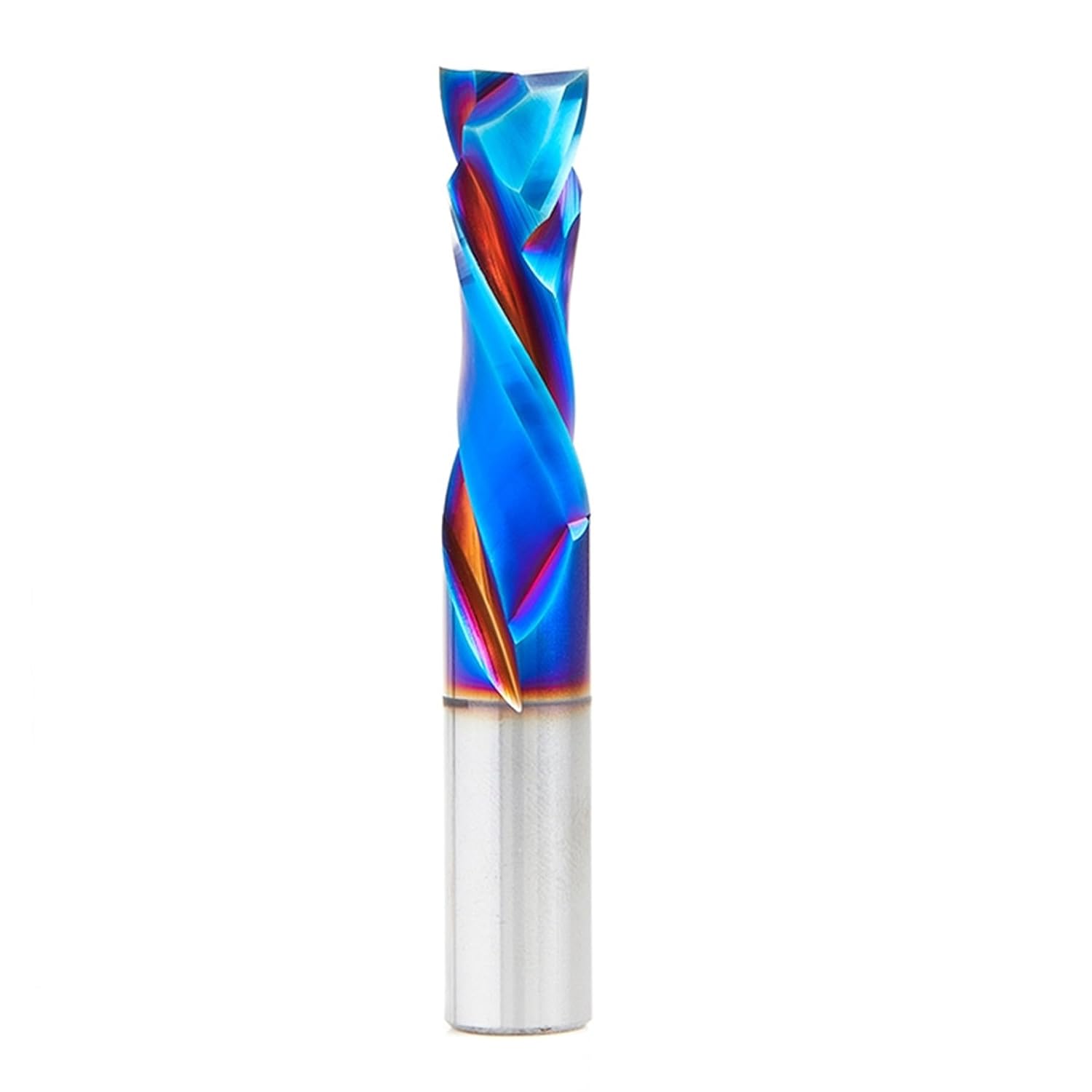 Amana Tool Spektra Extreme Tool Life Coated Solid Carbide CNC Compression Spiral Router Bit, 46185-K, 12mm D x 35mm CH x 12mm Shank x 76mm Long