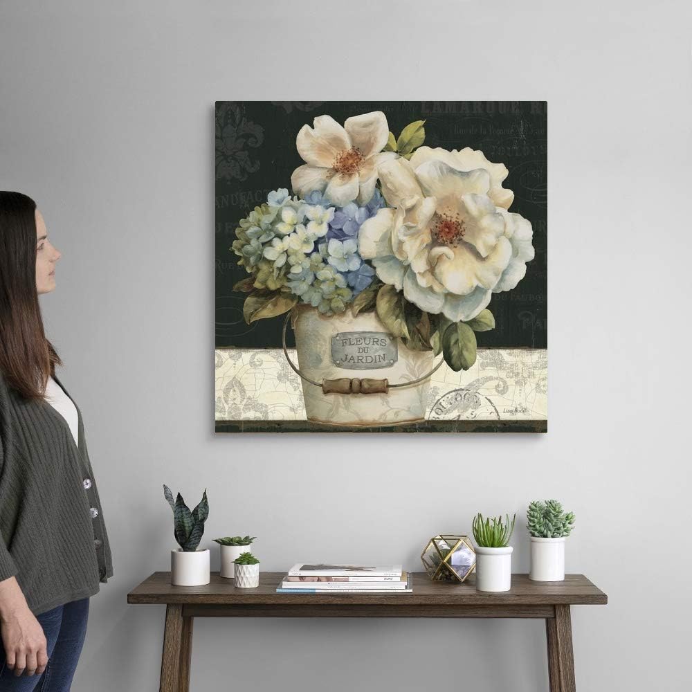 CANVAS ON DEMAND French Vases I Canvas Wall Art Print by Lisa Audit, Contemporary, Vintage, Traditional, Home Decor, Artwork, 30'x30'