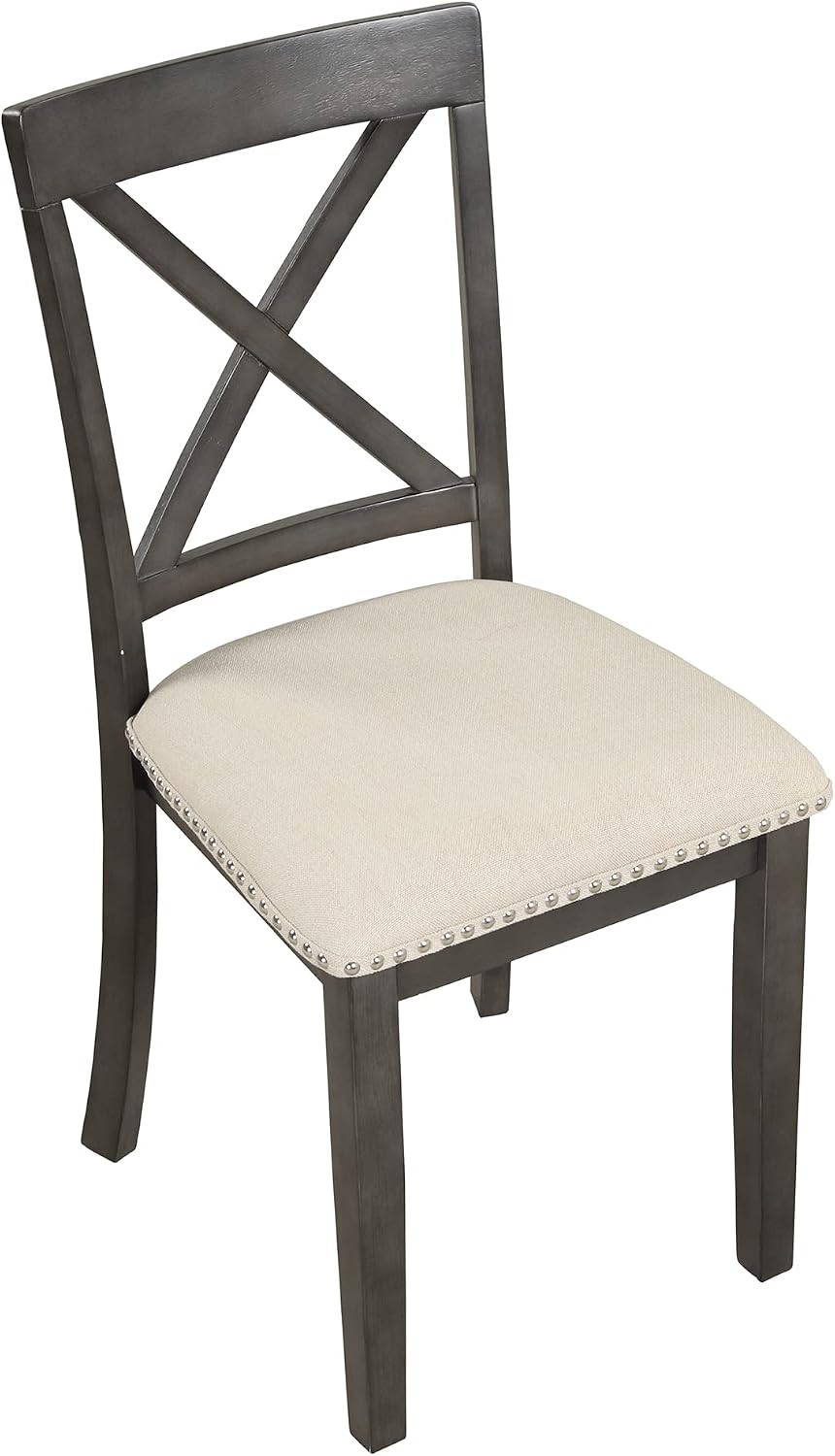 Harper & Bright Designs 5-Piece [Round] [Dining] [Table] and Chair Set, with Cushion Chairs for Family [Dining] Area, Wood