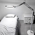 LED Beauty Magnifying Lamp, Super Bright Stepless Dimmable Magnifying Glass with Light, Adjustable Metal Swing Arm Magnifier Lamp for Tattoo, Manicure, Reading, Sewing, Crafts, Repair