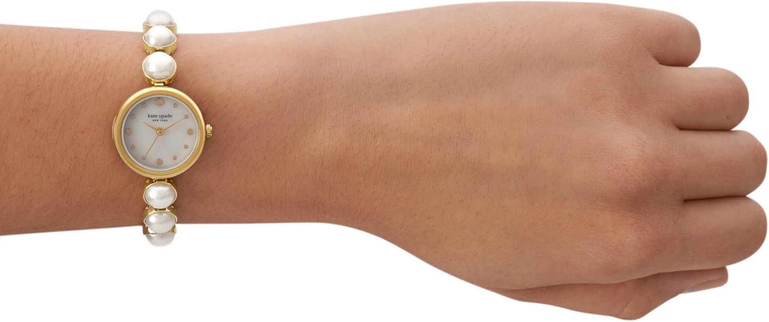 kate spade new york Monroe Jewelry-Inspired Women's Watch with Stainless Steel Bracelet