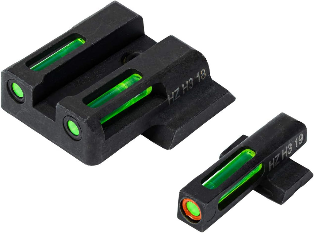 HiViz® LiteWave H3 Sight Tritium LitePipe Day/Night for M&P Fullsize & Compact in All Calibers.